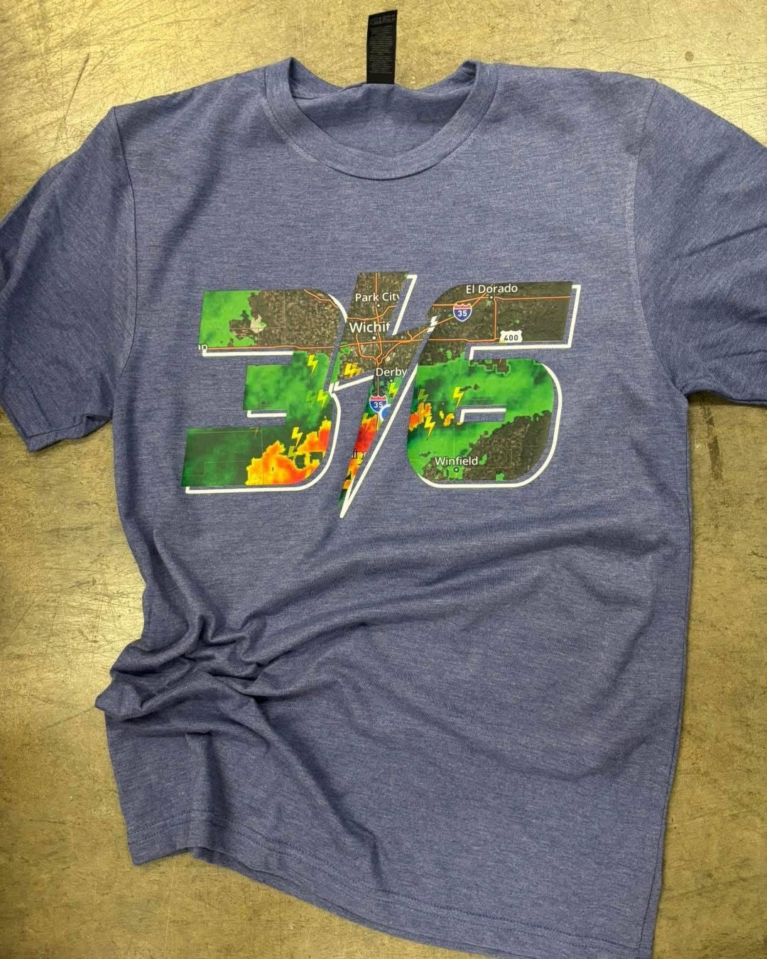 316 Weather Map Tee