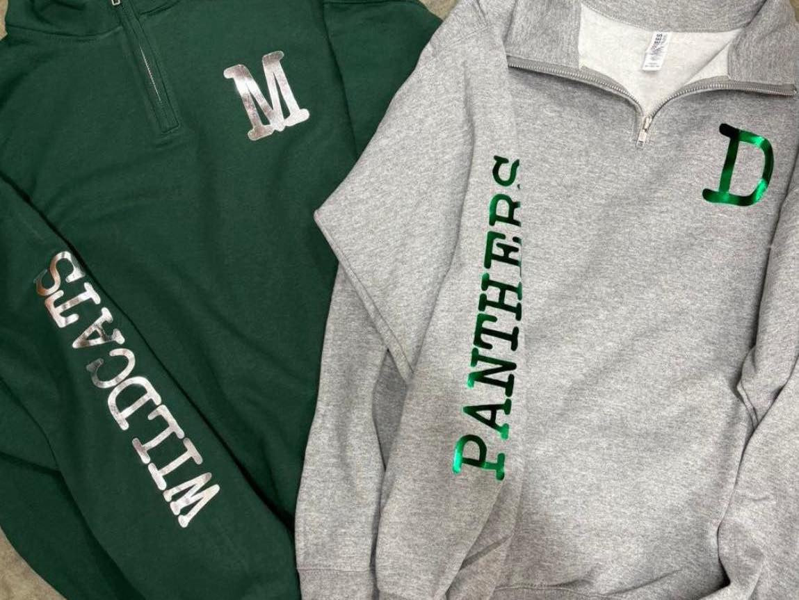 Derby or Mulvane 1/4 Zip
