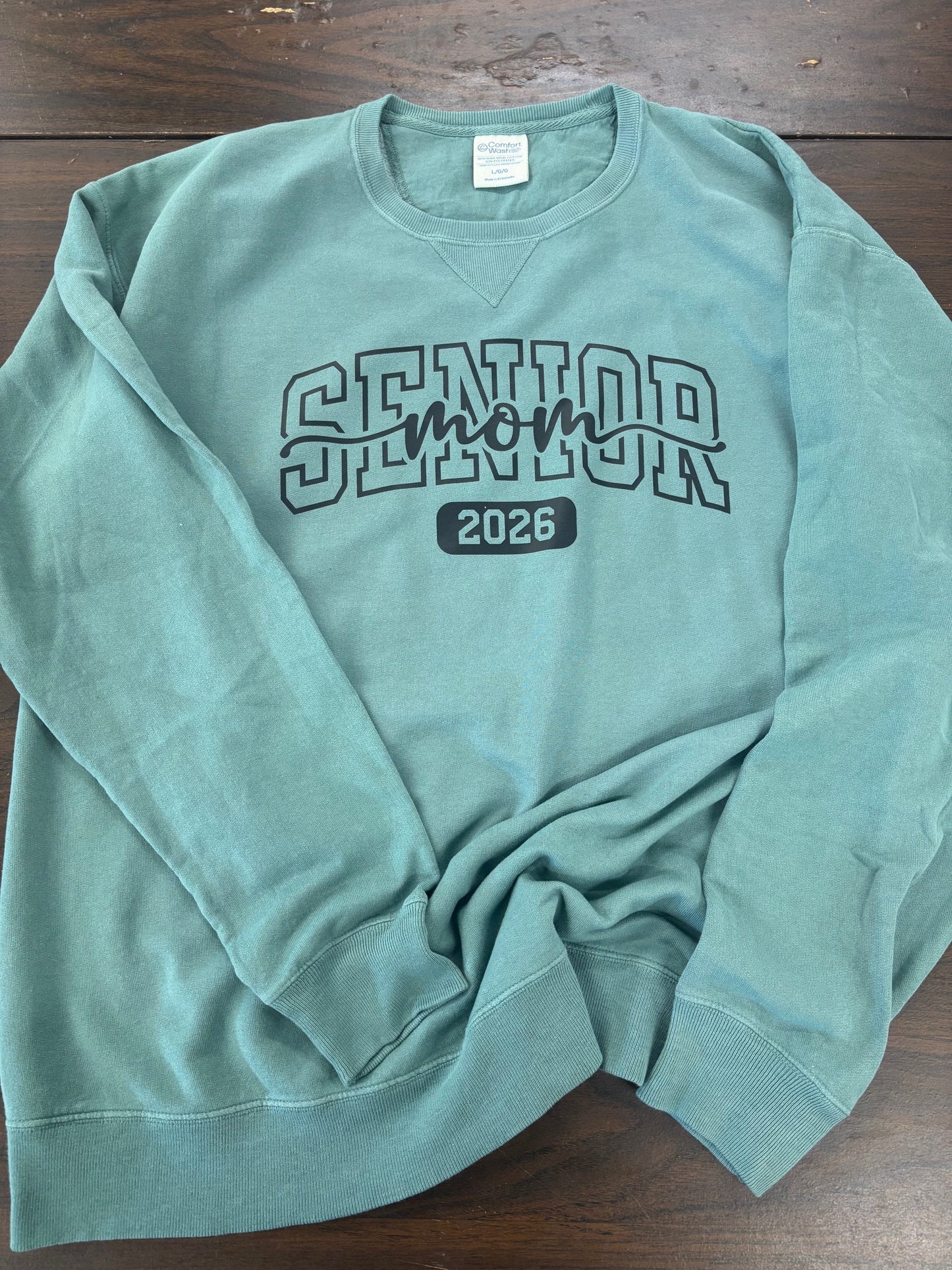 Senior Mom Crewneck Sweatshirt