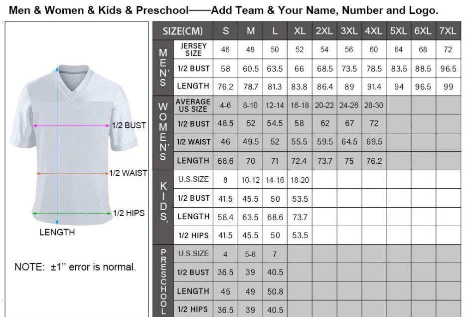 Custom Football Jersey