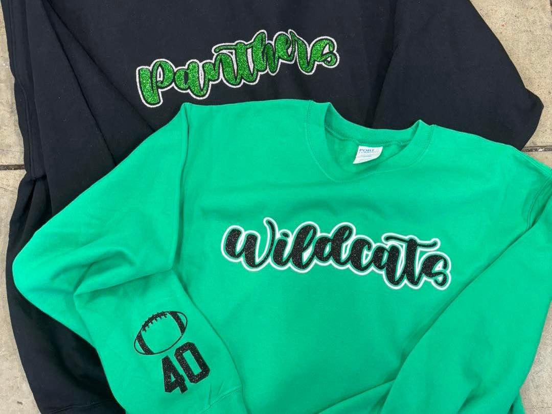 Custom Glitter Crewneck