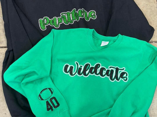 Custom Glitter Crewneck
