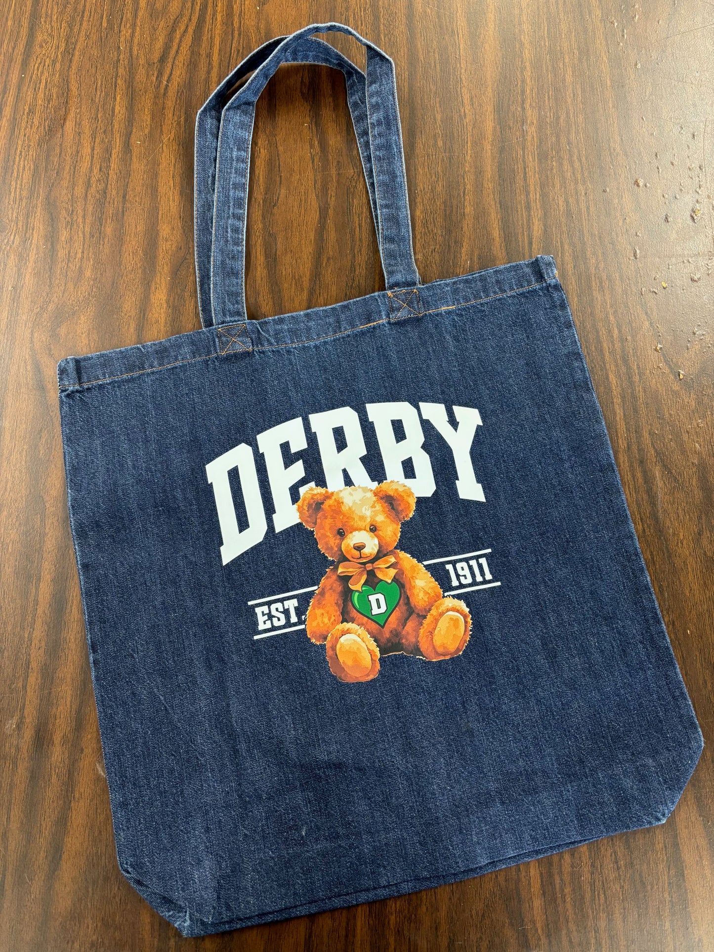 Derby Denim Tote Bag