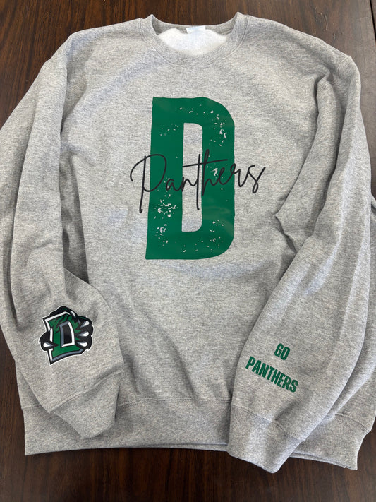 Derby Oversized Print- Crewneck