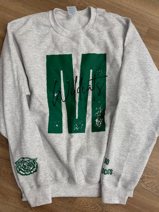 Mulvane Oversized Print- Crewneck