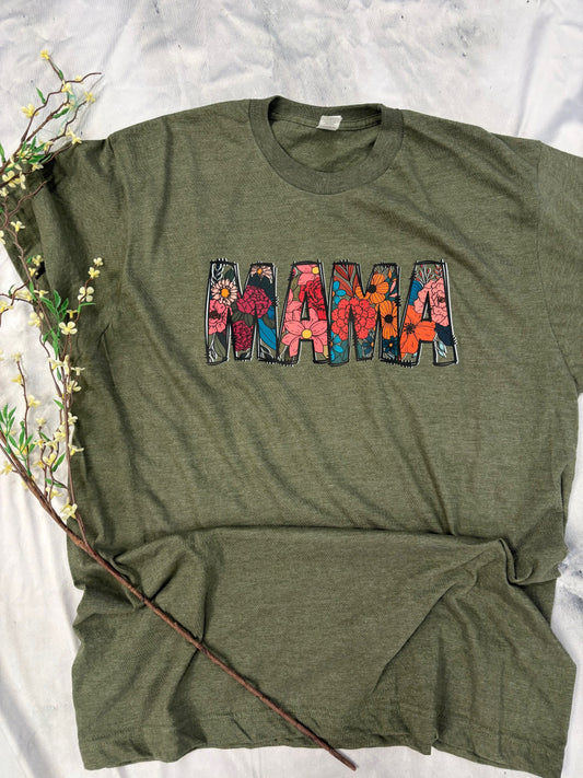 Mama Floral Tee
