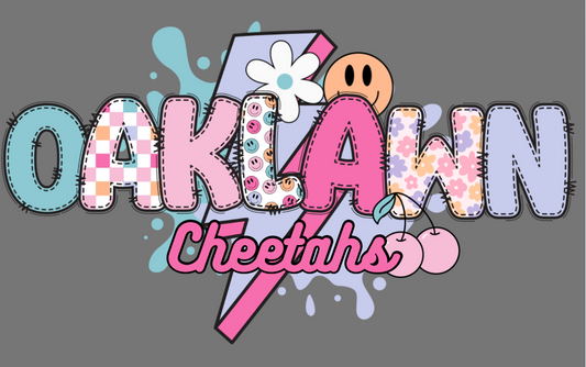 Oaklawn Cheetahs Fun Colors Shirt