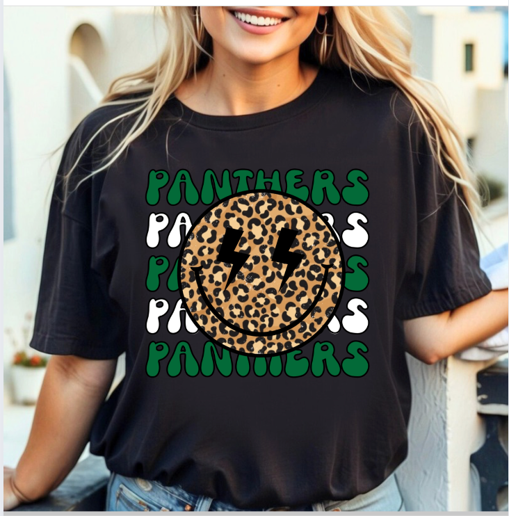 Panthers Cheetah DTF Transfer