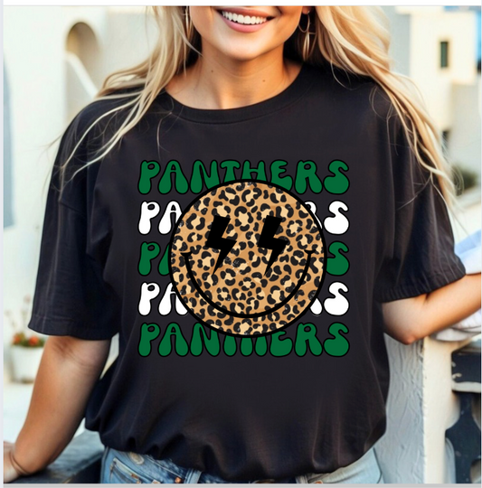 Panthers Cheetah DTF Transfer