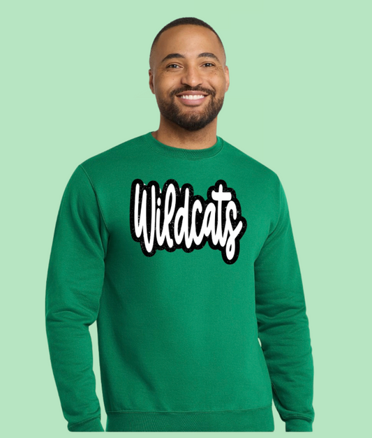 Wildcats Script (Black and White)