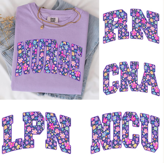Nurse- Choose your style- Purple Tee
