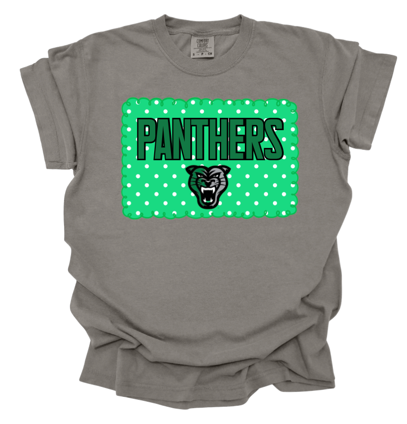 Panthers, Plaid or Dots