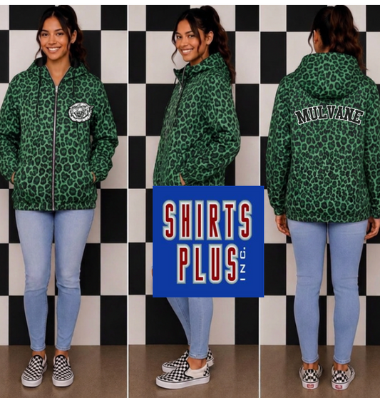 Custom Windbreaker Zip Up Jacket