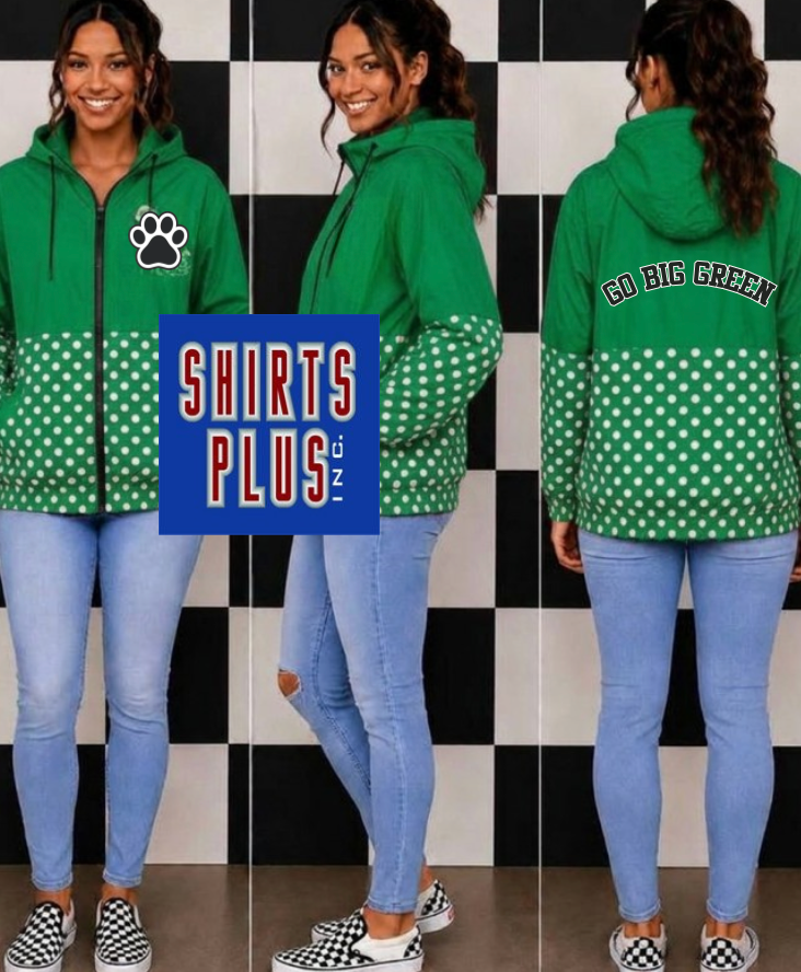 Custom Windbreaker Zip Up Jacket