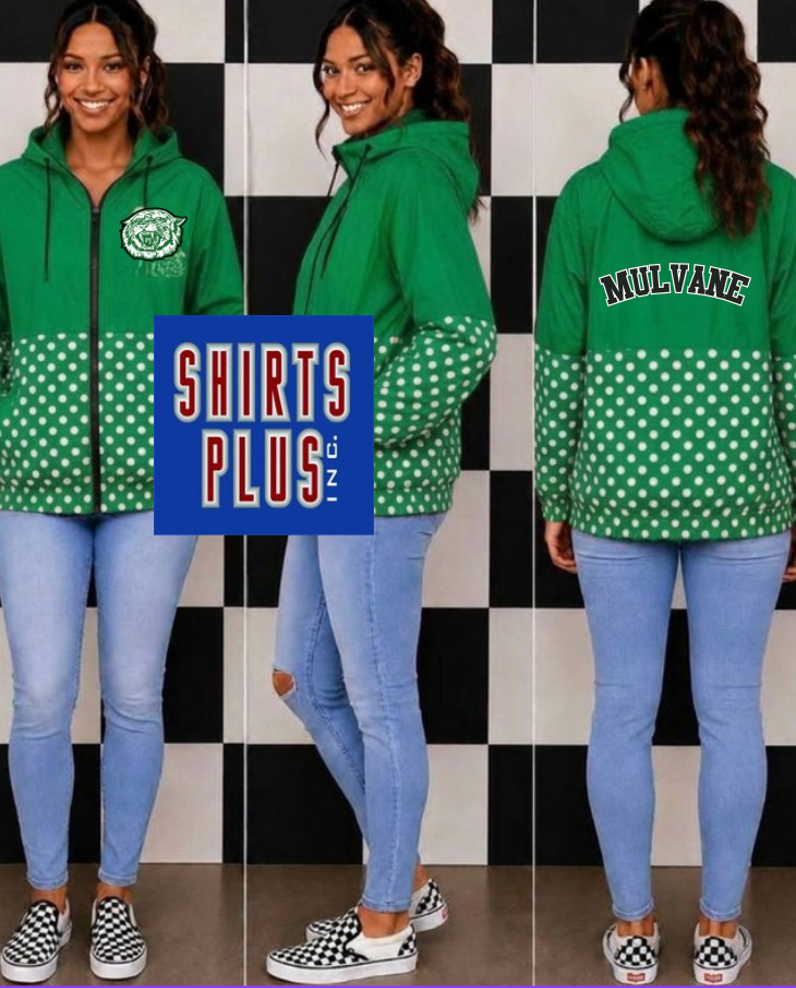 Custom Windbreaker Zip Up Jacket